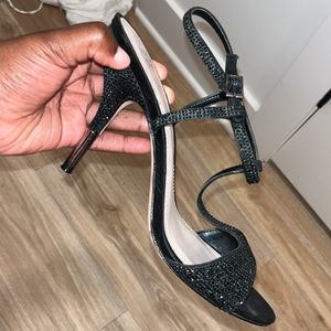 Black studded Vince Camuto heels